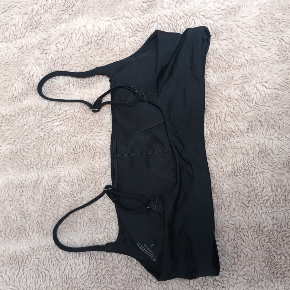 Black Bralette Bikini Top - Picture 3 of 3